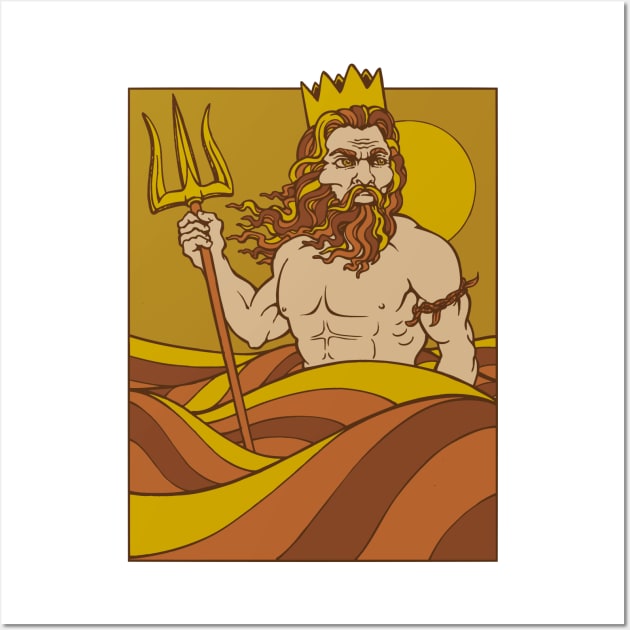 Poseidon Wall Art by viSionDesign